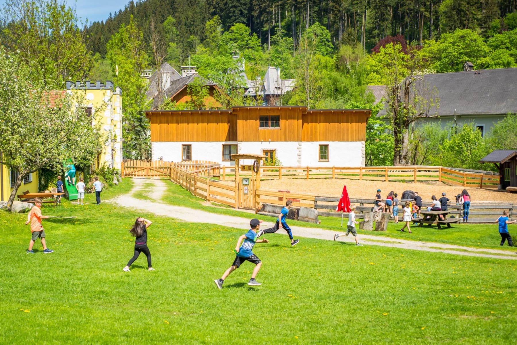 Das Gelände — Kinderhotel Appelhof